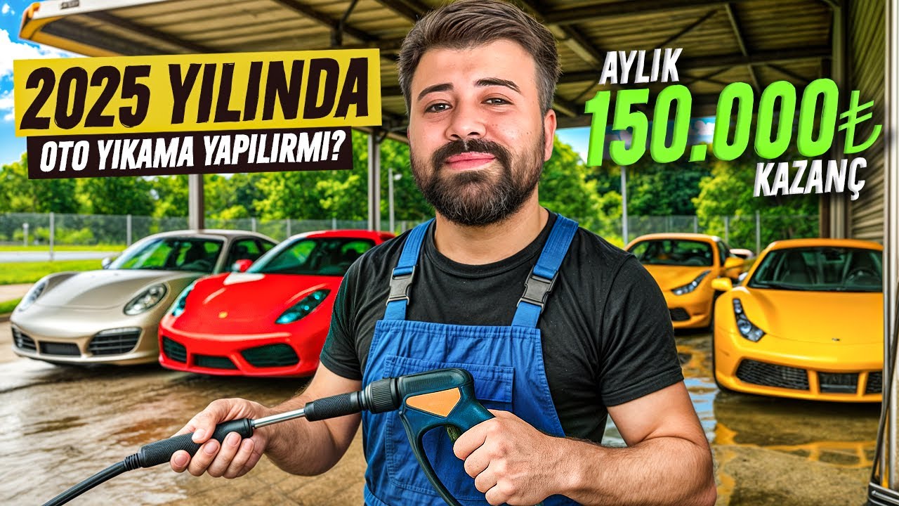 OTO YIKAMA AÇMAK MANTIKLIMI ? GELİR GİDER HESABI ! (2025) #yeniseri 