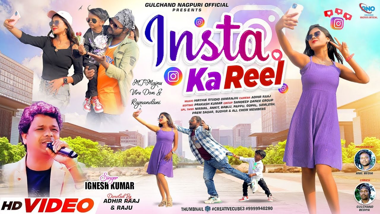 INSTA KA REEL  Dance Nagpuri Song 2024  Ignesh Kumar  FULL VIDEO  MJ Viru Don  Rajnandani