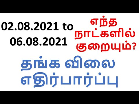 Gold Price Expectation Next Week|gold Rate Increase/decrease Chances|gold Price Analysis|Tamil