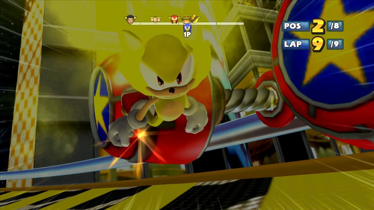 SONIC Roulette Road 9 Laps Expert (Request) Sonic & Sega All-Stars Racing (2022)