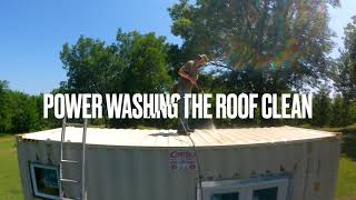 Does Elastomeric roof paint lower the inside temperature