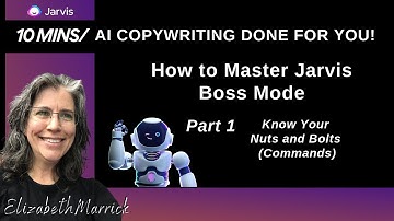 How to Master Jarvis Boss Mode🤖 Part 1 | Know Your Nuts and Bolts (Commands)