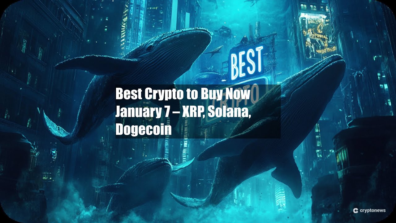 Best Crypto to Buy Now January 7 – XRP, Solana, Dogecoin - YouTube