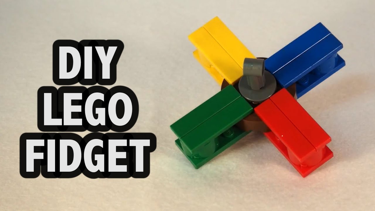 Own LEGO Fidget Spinner! Tutorial DIY How To -
