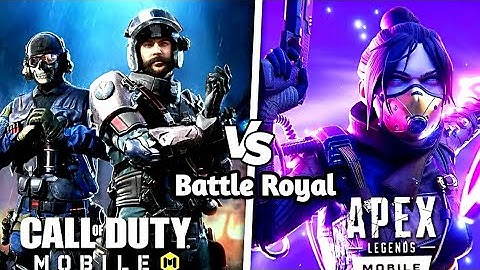 Apex legends mobile vs Call of duty mobile Battle Royal side by side Comparison May 2022 Apex Global