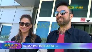 Tarkan Eşisini Adeta Servete Boğdu