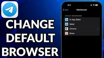 How To Change Telegram Default Web Browser
