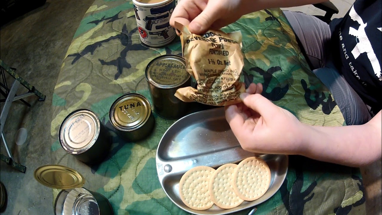 1974 Meal Combat Individual, Tuna Taste Test