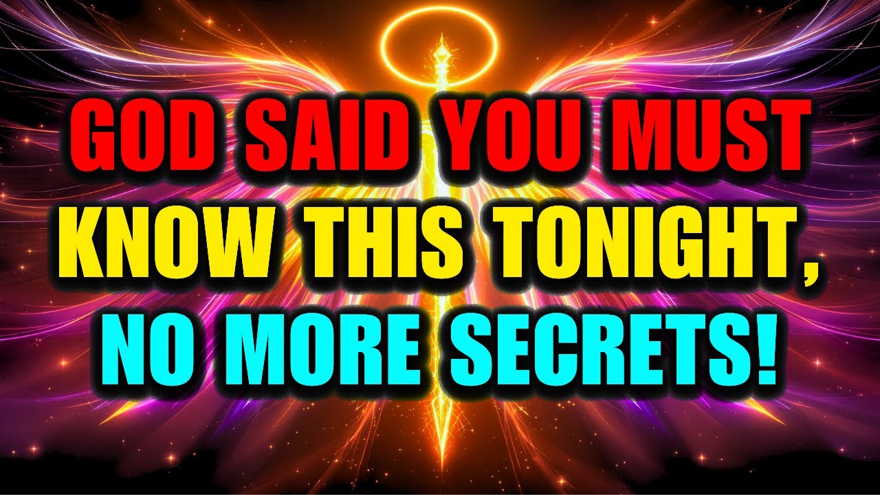 Chosen One: God Can’t Keep This Hidden Any Longer — The Full Truth Hits You Tonight 🔥