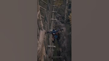 Clean Controlled Descent In AC Unity #assassinscreed #shorts #assassin #assassinscreedunity