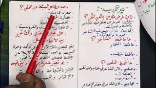 01ثانوي| أقوى مراجعة شاملة الفكري | للاختبار| كيف تفهم الشعر وتجيب 🥇