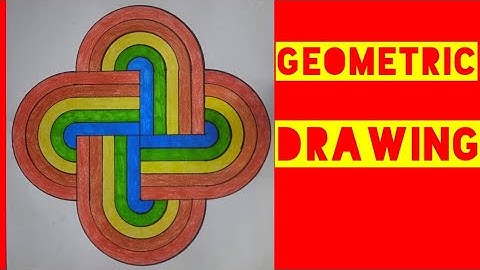 SQUARE SPIRAL GEOMETRY ART | SQUARE SPIRAL GEOMETRY PATTERN || Iqra Drawing and Sketches