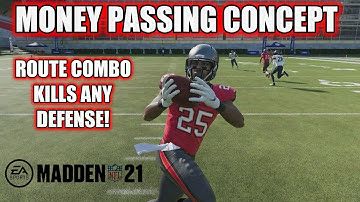 BEST OFFENSIVE PASSING CONCEPT IN MADDEN 21! KILL ANY DEFENSE WITH THIS GLITCHY ROUTE COMBO!