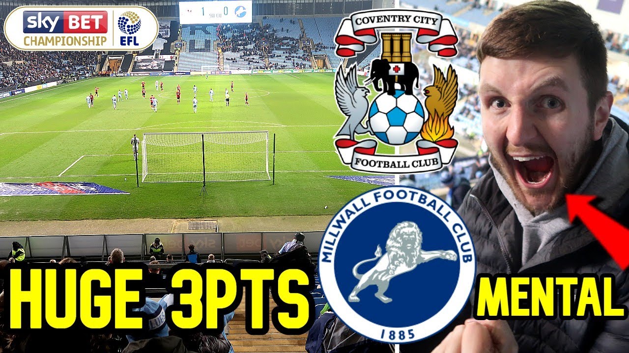 Sky Bet Championship, Coventry City 0 - 1 Millwall, 2021-2022