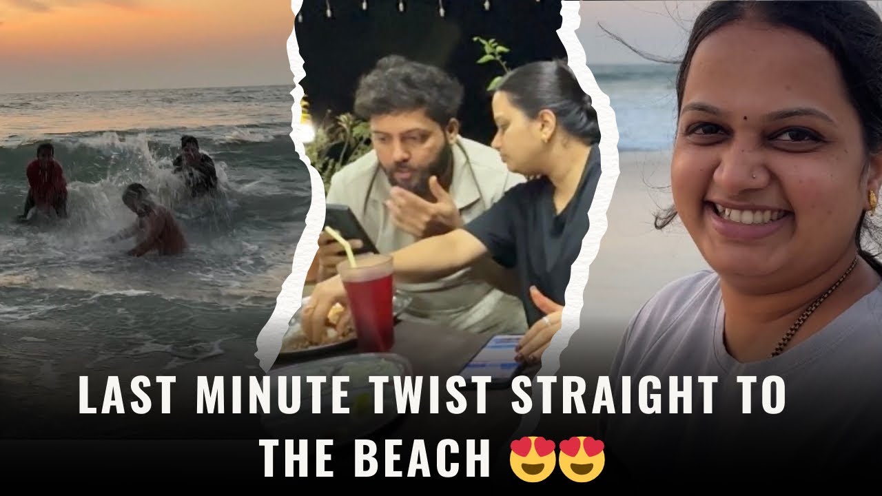 Last Minute Flight Cancellation Turned Into a Fun Beach Day 🤩