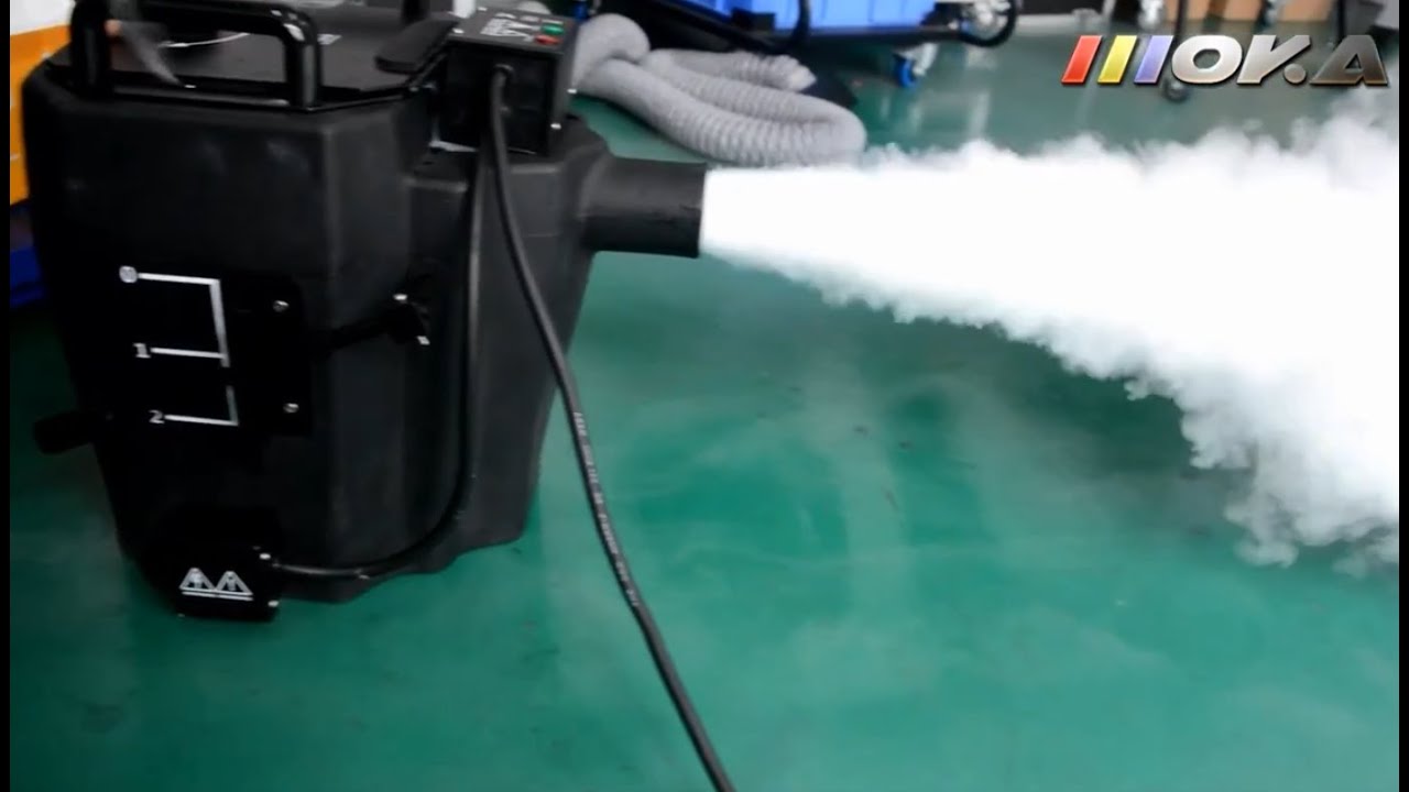 How To Use 3500W Dry Ice Low Fog Machine? | Dancing On The Cloud | Dj Setup