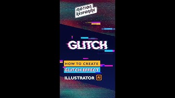 How to create Glitch effect in Adobe Illustrator
