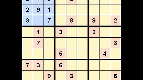 How to Solve Los Angeles Times Sudoku Expert October 18, 2021