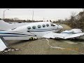 Cessna 421 Golden Eagle Crashes into Landfill