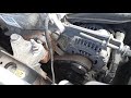 Alternator belt /auxiliary belt /serpentine belt replacement Toyota Avensis 1.8