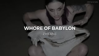 zheani - whore of babylon (sub español/lyrics) Resimi