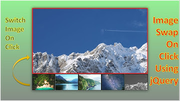 How To Swap Image In Click Using JQUERY | Replace Image Source With Big Screen On Click Using Jquery