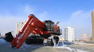 HITACHI EX1200-6 Assembly timelapse Mongolia Mining 2019