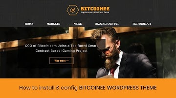 How to install & config Bitcoinee theme - KadesThemes.com