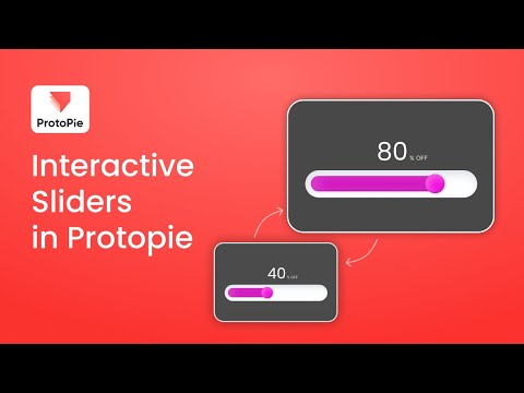 How to create an interactive slider using Protopie!