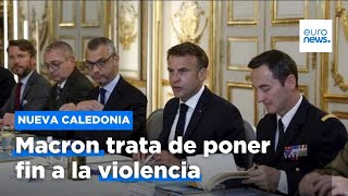 Macron viaja a Nueva Caledonia para tratar de poner fin a la violencia en el archipiélago