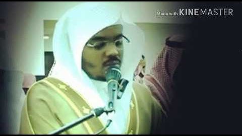 تلاوة مزلزلة للقلوب وتقشعر منها الجلود للشيخ ياسر الدوسري من العام الذهبي 1424