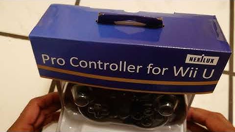 NEXiLUX Pro Controller for Wii U - Unboxing 2022 September 17