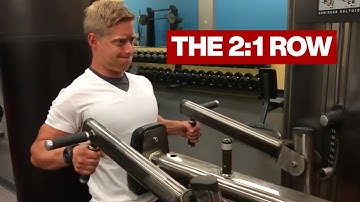 2:1 Accentuated Eccentric Chest-Supported Row