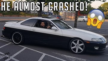 MY FRIEND NEARLY CRASHED MY 1JZ SOARER!! | Tunnel run + Flame sc300