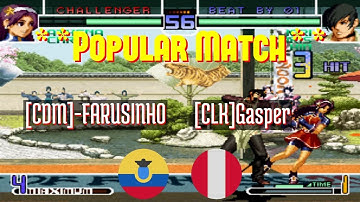 FT10 @kf2k2pls: [CDM]-FARUSINHO (EC) vs [CLK]Gasper (PE) [KOF 2002 Plus kf2k2 Fightcade] Jun 26