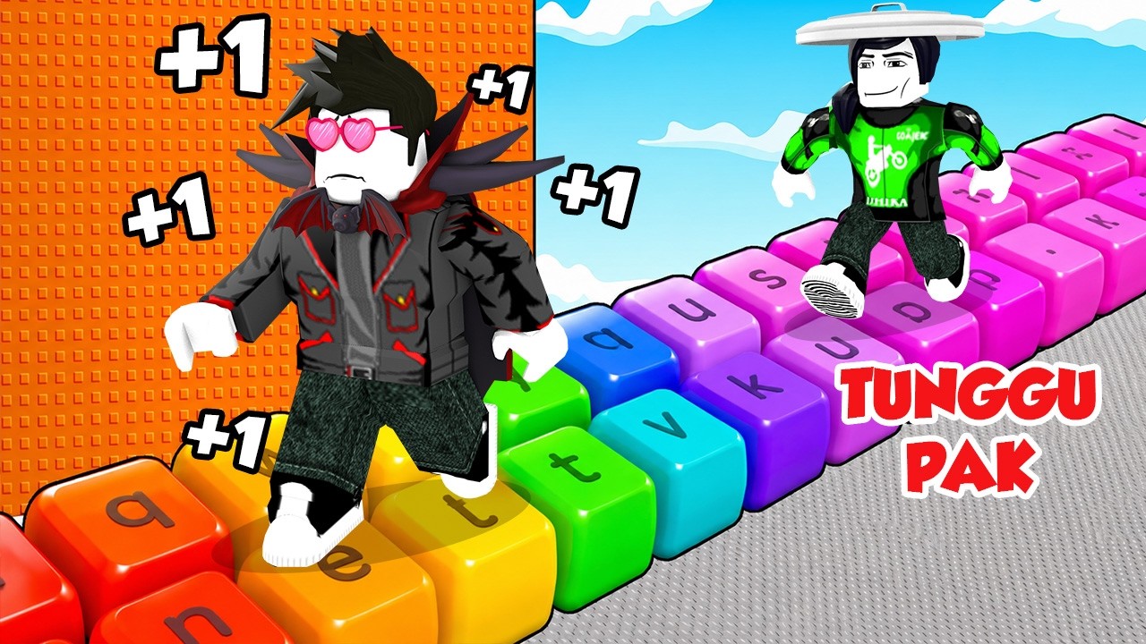 +1 SPEED KABUR DARI KEYBOARD ASMR DI ROBLOX!!!