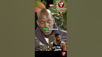 Kevin Garnett on TIM DUNCAN 👀 #nba #basketball #sports