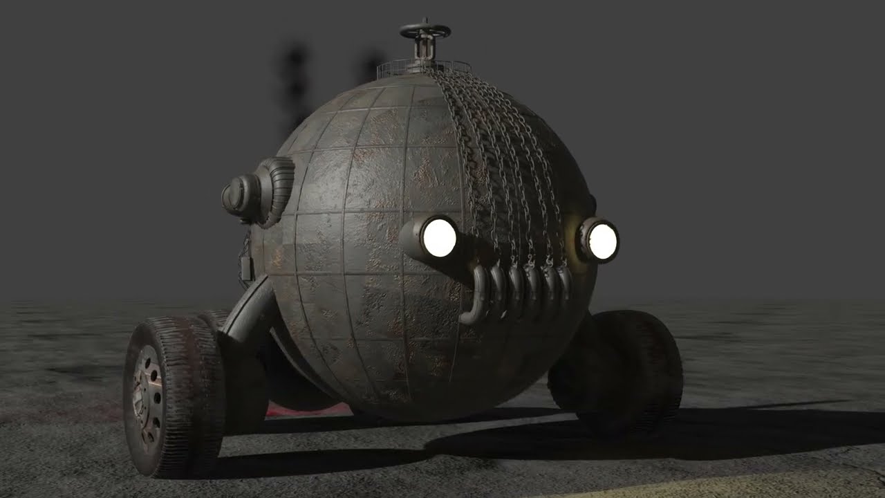 This Heavy Machine Can JUMP?! | Blender Animation