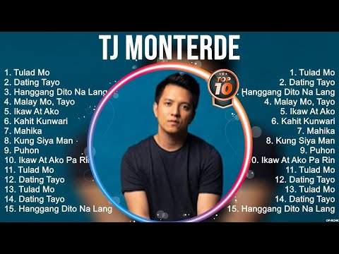 Tj Monterde Greatest Hits ~ Best Songs Tagalog Love Songs 80's 90's Nonstop
