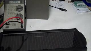 Charging a 6 volt Battery with a 12 volt solar panel indoors