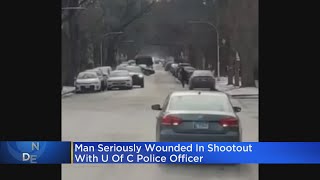 Intense Video Appears To Show Shootout Between Suspect And University Of Chicago Police Officer screenshot 4