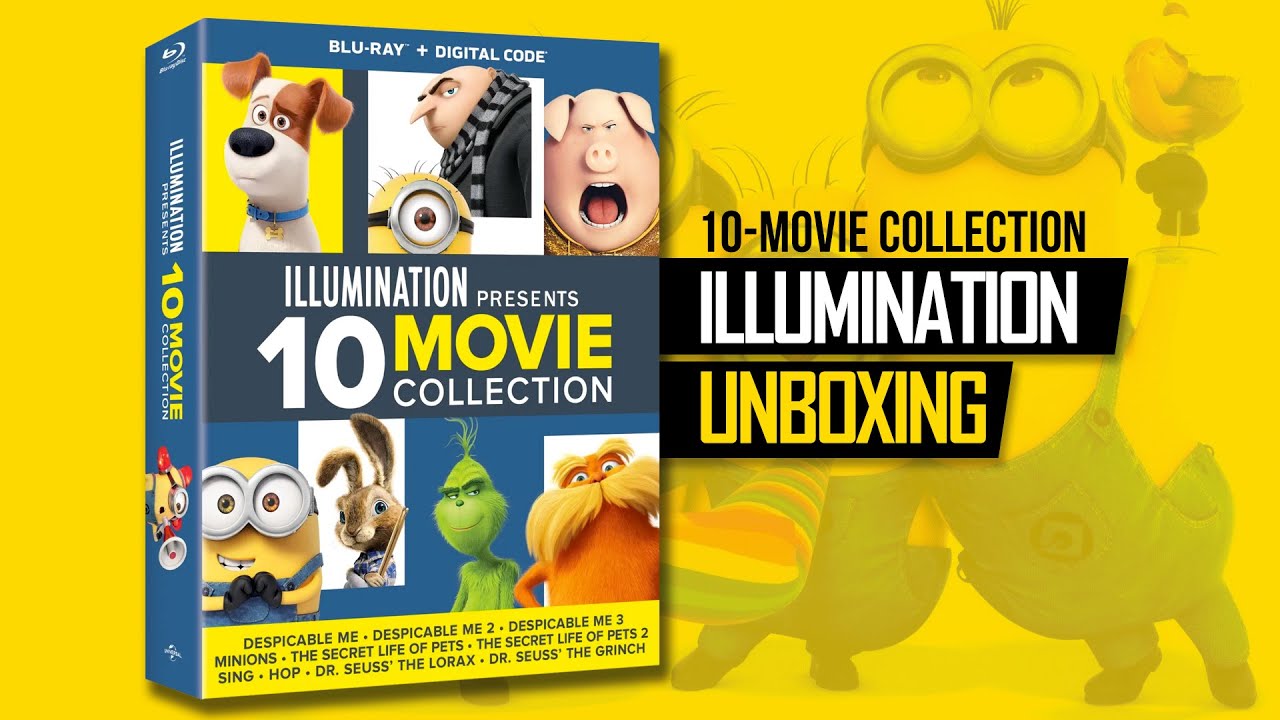 ILLUMINATION 10Movie Collection (Unboxing) YouTube