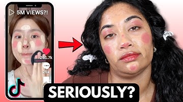 I TESTED THE MOST VIRAL 2025 TIK TOK MAKEUP HACKS (and regret it 😭)