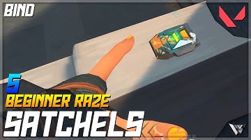 5 Beginner Raze Satchels You Should Know on Bind (Valorant Tips & Tricks)