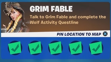 How To Do The WOLF ACTIVITY QUESTLINE Challenges For 150,000 XP! (NEW GRIM FABLE PUNCHCARD)