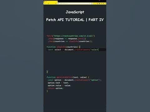Что делает метод fetch в javascript. Что делает метод fetch в javascript