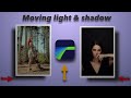 Moving Shadow with moving light effect in Lumafusion