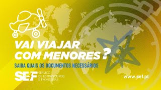 SEF - Vai viajar com crianças? Saiba os documentos necessários.