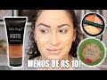 FIZ UMA MAKE SÓ COM PRODUTOS DE MENOS DE R$ 10,00 E TO INCRÉDULA!