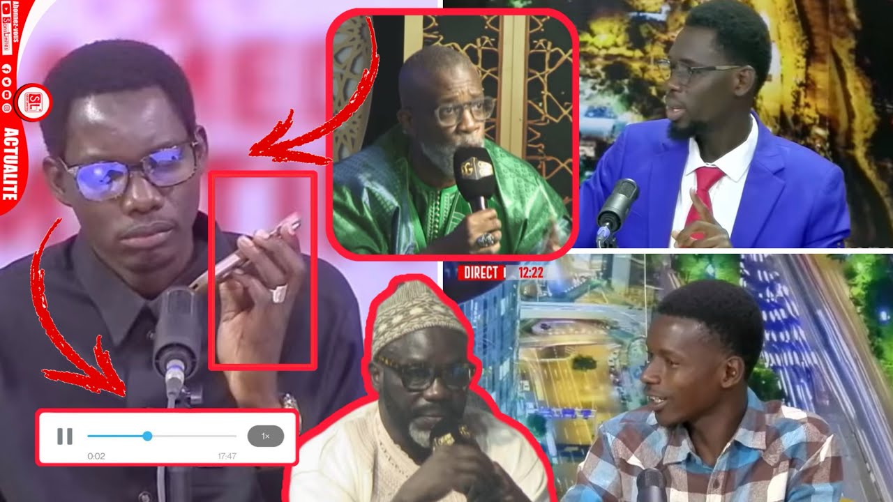 Ce journaliste balance en direct un audio de Bouba Ndour, Daouda Djigal et Matar humilient après Q.G
